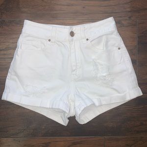 Pacsun distressed mom shorts